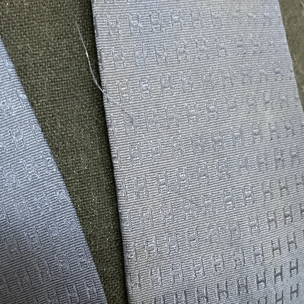 Hermes Classic Blue Silk Tie